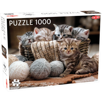 Palapeli Tactic 1000 palaa Cute Kittens