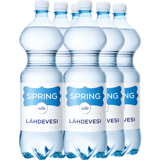 Lähdevesi Spring Aqua 6 x 1,5 L pl