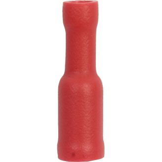 Pyöröpistoke 4 mm punainen, 10 kpl