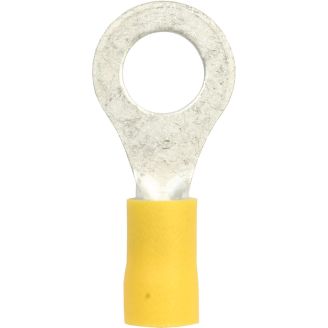 Rengasliitin 8,4 mm, keltainen, 10 kpl