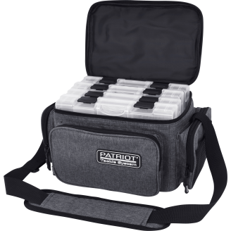 Viehelaukku Patriot Tackle System Medium, sis. 4 rasiaa