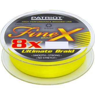 Kuitusiima Patriot FineX Braid 8X 120 m