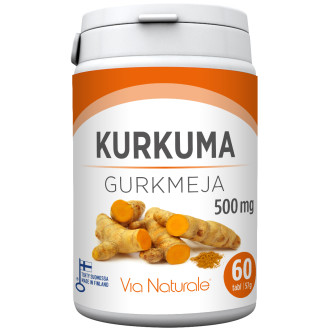 Kurkuma Via Naturale 500 mg 60 kpl