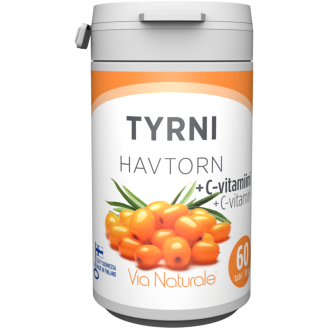 Tyrni + C-vitamiini Via Naturale 60 kpl