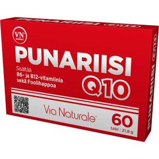 Punariisi Q10 Via Naturale 60 kpl