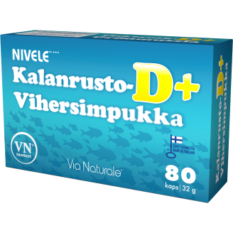 Kalanrusto-vihersimpukka D+ Nivele 80 kpl