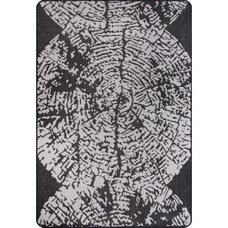 Keskilattiamatto Jysmä 125 x 170 cm Sisalo Halko tummanharmaa