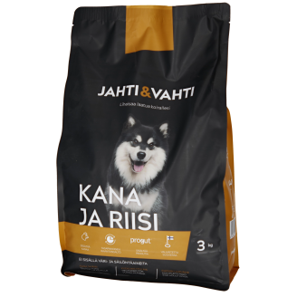 Koiranruoka Jahti&Vahti 3 kg kana ja riisi