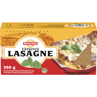 Täysjyvälasagnelevy Myllyn Paras 500 g