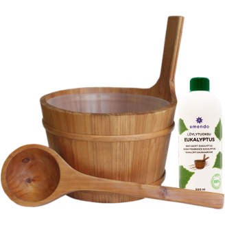 Saunasetti kiulu+kauha+tuoksu