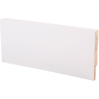 Jalkalista Smart Aava valkoinen 12x70x3300, 5 kpl