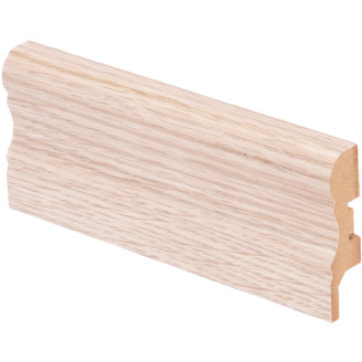 Jalkalista Maler Aura MDF Valkolakattu Tammi 16x60x2750, 5 kpl