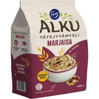 Täysjyvämysli Fazer Alku 600 g marjaisa