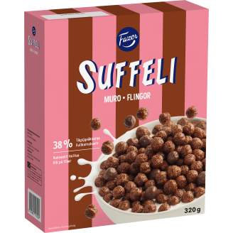 Kaakao- ja suklaamuro Fazer 320 g Suffeli