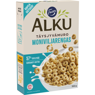 Täysjyvämuro Fazer Alku 350 g moniviljarengas