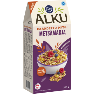 Paahdettu mysli Fazer Alku 375 g metsämarja