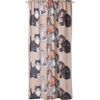 Verho Vallila 140 x 240 cm Kitties Breeze beige