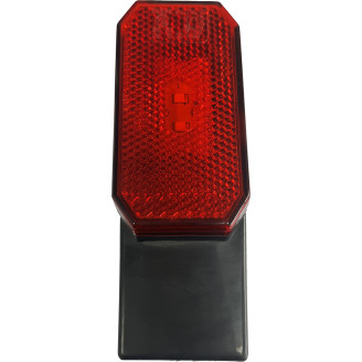 LED-äärivalo 12/24 V punainen kumivarrella