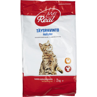 Kissanruoka Real Cat 2 kg Adult kana-liha