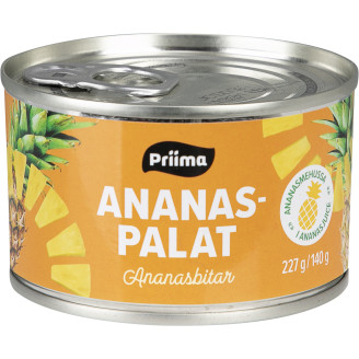 Ananaspala Priima 227 / 140 g omassa mehussa
