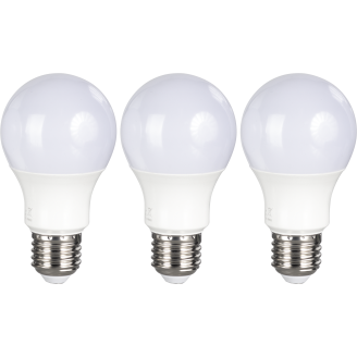 LED-lamppu 470 lm E27 A60 4000K, 3 kpl