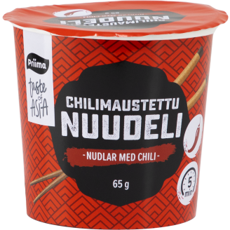 Kuppinuudeli Priima 65 g chilinmakuinen