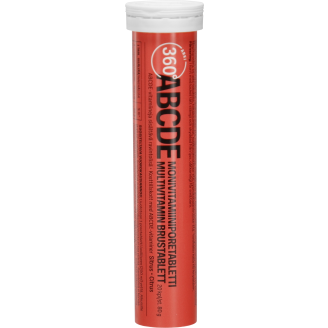 ABCDE-poretabletti Arki 360° 20 kpl