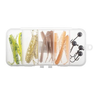 Jigisarja Veka Vertical 55 mm, 4 päätä + 16 jigiä