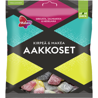 Aakkoset Malaco 280 g Kirpeä & Makea 