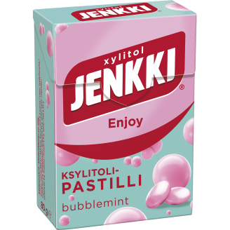 Ksylitolipastilli Jenkki Enjoy 80 g Bubblemint pastilli