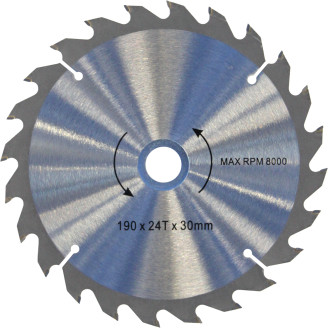 Pyörösahanterä Tamo Professional 190 mm x 24T x 30 mm