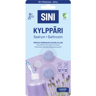 Puhdistusainetabletti Sini Kylpyhuone 2 kpl