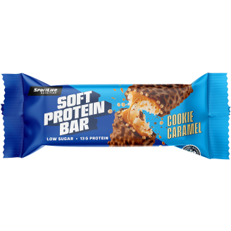 Proteiinipatukka SportLife 45 g Soft Protein Bar Cookie Caramel