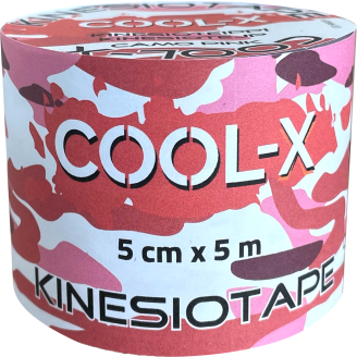 Kinesioteippi Camo punainen