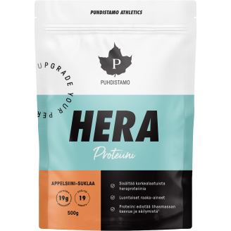 Proteiinijauhe Puhdistamo 500 g Athletics Hera Appelsiini-Suklaa
