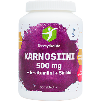 Karnosiini Terveyskaista 60 kpl 500 mg