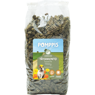 Kanin täysravinto Pomppis 1350 g viljaton