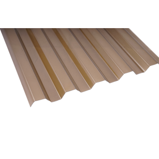 Valokate Keraplast PC Sun trapetsilevy 0,8 mm pronssi 1040 x 3500 mm