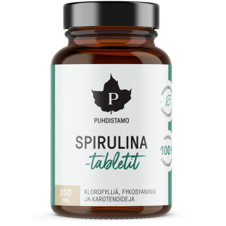 Spirulinatabletit Puhdistamo 200 kpl