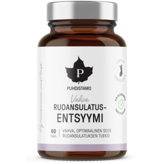 Vahva Ruoansulatusentsyymi Puhdistamo 60 kpl