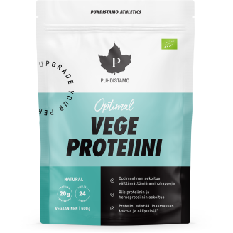 Vegeproteiini Puhdistamo 600 g Athletics Optimal Natural