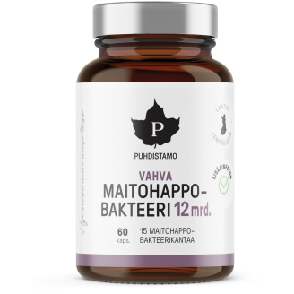 Vahva Maitohappobakteeri Puhdistamo 60 kpl 12mrd.