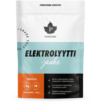 Elektrolyyttijauhe Puhdistamo 240 g Tropical
