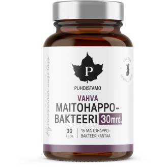 Vahva Maitohappobakteeri Puhdistamo 30 kpl 30mrd.