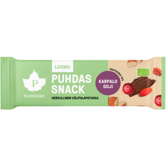 Välipalapatukka Puhdistamo 40 g Puhdas Snack marjainen luomu