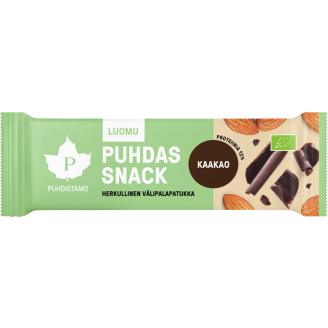 Välipalapatukka Puhdistamo 40 g Puhdas Snack kaakao luomu