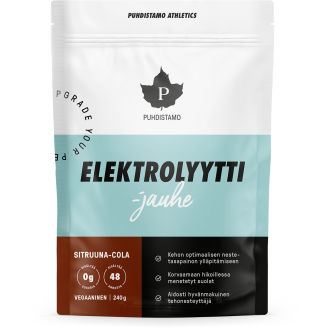 Elektrolyyttijauhe Puhdistamo 240 g sitruuna-cola