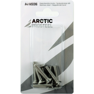 Uraruuvi Arctic Marine DIN965 M6x30 A4, 8 kpl