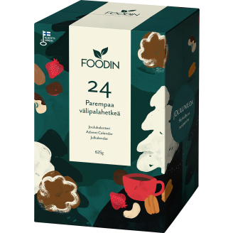 Joulukalenteri Foodin 625 g 2026 paremmat välipalat