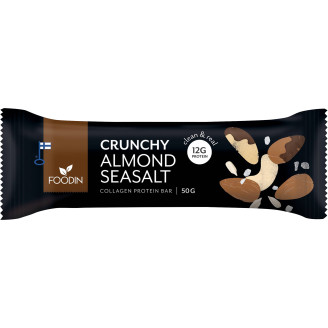 Proteiinipatukka Foodin 50 g Manteli-merisuola